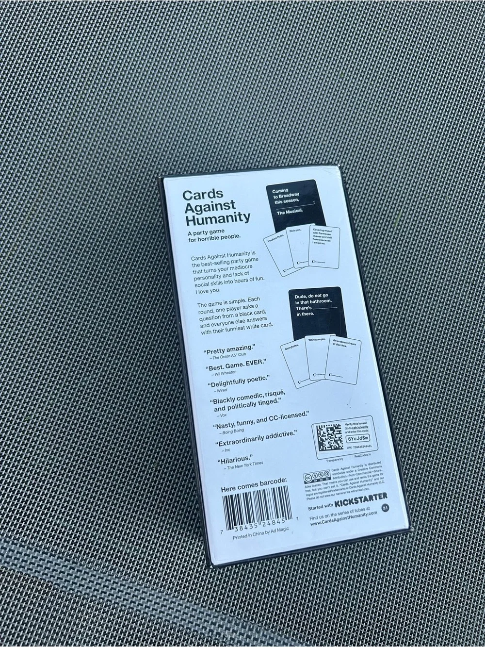 Cards Against Humanity • Main Game